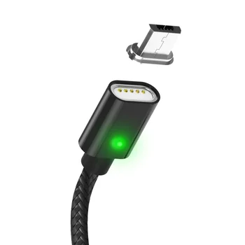 EtopLink Naują Magnetinių Siurbimo Kraunama USB Kabeliu Aklas Siurbimo Magnetas Nailono Duomenų Kabelis LED 