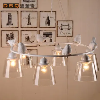 Europos Meno led šviestuvo gyvenimo led lempos valgomasis sielovados paukščių šviestuvo LED lempos, E27 led blizgesio apšvietimo šviestuvai Z20