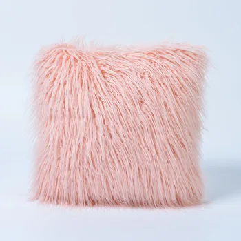 Europos paprasta, gryna spalva ilgai Pliušinis Užvalkalas šiltas kietas rožinė pagalvės dangtelis baltas pliušinis pagalvėlė padengti