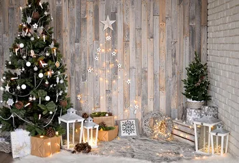 Fotografija Backdrops Kalėdų fonas medienos, sienų Apdaila Gimtadienio Fotografia Foto Tapetai Kalėdų