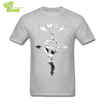 Fullmetal Alchemist Logotipą, Stilingas T Shirts Vyras Įgulos Kaklo Trumpomis Rankovėmis T-Shirt Naujo Stiliaus Marškinėliai Spausdinimas