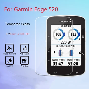 Garmin Edge520 Grūdintas Stiklas 9H 2.5 D Premium Screen Protector Kino Garmin Edge 520 SmartWatch GPS Dviračio Kompiuterio