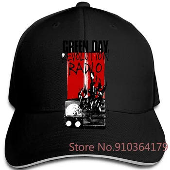 Green Day Revoliucijos Radijo Degimo grupės Logotipas Kietas Naujovė reguliuojamas kepurės Beisbolo kepuraitę Vyrai Moterys