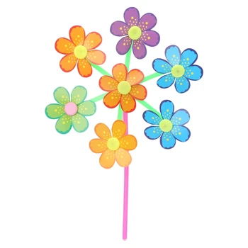 Gėlių Modelio windspinner vėjo malūnas Vaikams, Vaikų Žaislai, Sodas, Kiemas, Apdailos, sodo vėjo suktuko didelis