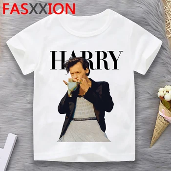 Harry Styles vaikams didelis nerimauti marškinėlius mielas juokingas e mergina kawaii roupa infantil drabužius paaugliams