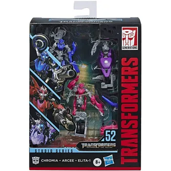 Hasbro Transformers Žaislai Studio Serija 52 Deluxe Transformatoriai Nugalėtųjų Kerštas Filmą Arcee Chromia Elita-1 Veiksmų Pav.