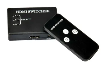 HDMI jungiklis HD jungiklis su nuotolinio valdymo 3 į 1 iš