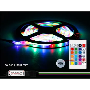 Hongcui L ED lempa su 16 spalvų RGB nuotolinio valdymo vandeniui USB spalva namų puošybai