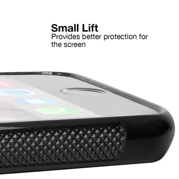 Iretmis 5 5S SE 6 6S TPU Silikono Guma Telefono Case Cover for iPhone 7 8 Plus X Xs 11 12 MINI Pro Max XR Širdies rožinis