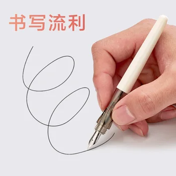 JINHAO SHAKR Serijos Plastiko Fontanas Pen 0.5/0.38 mm Chil Studentų Užsiimti Kaligrafija Boksuose, mokyklinės prekės, 12 Spalvų, Pasirinkti