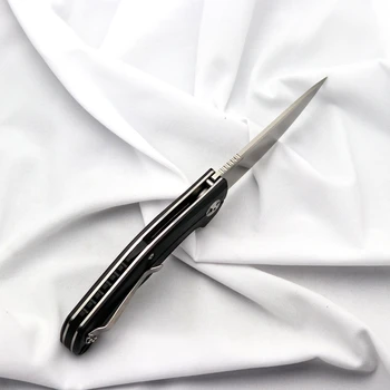 JK3215G10 flip folding peilis rutulinis guolis D2 ašmenys G10 rankena lauko kempingas multi-purpose medžioklės EDC įrankis