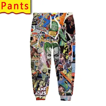 Joker hoodies palaidinės 3d spausdinimo vyrų harajuku puloveris juokinga kelnės švarkas streetwear tee marškinėliai anime drabužius antklodė