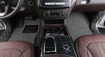 Juoda Automobilių Kilimėliai Pasirinktinis Tilptų Mercedes Benz gle320 Automobilių Stilius Auto Grindų Kilimėlis Automobilio Aksesuaras kiliminė danga Padengti