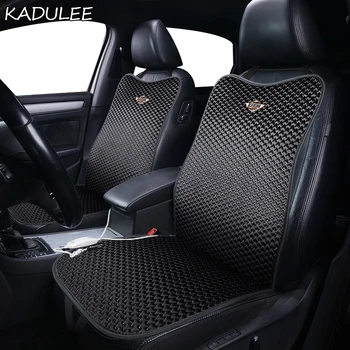 KADULEE 12V Šildomos automobilių sėdynės padengti, Lexus visi modeliai RC CT ES RX GS NX LS serija YRA Žiemos Trinkelėmis Pagalvėlės auto priedai