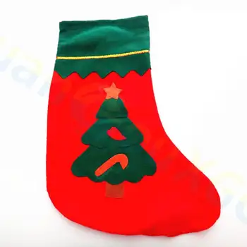 Kalėdų dekoro Santa Claus neaustinių saldainiai dovanų kojines Kalėdų kojinę Kalėdų medžio Pakabukas šalies langą viešbutis Rekvizitai