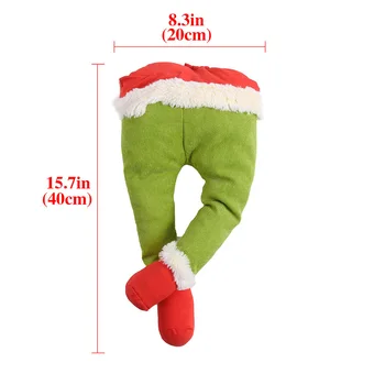 Kalėdų Eglutės papuošalus Įdaryti Elf Kojos Šalies Ornamentu Dovanos Vaikams