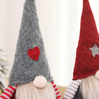 Kalėdų Rankų Darbo Švedų Gnome Santa Sėdi Pliušinis Lėlės, Papuošalai Kalėdų Atostogų Namo Šalis Dekoras Vaikų Žaislas Dovana