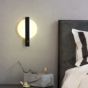 Kambarį apdaila kristalų sienos sconce apšvietimas miegamajame šviesos diodų (led lovos, miegamojo lovos miegamojo sienos lempa