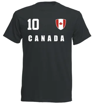 Kanada Kanados 2019 T-Shirt Trikot Stiliaus Fubball Nummer Visus 10 Sporter Futbolininkas Soccersbrand 2019 Nauji Marškinėliai Vyras Medvilnės