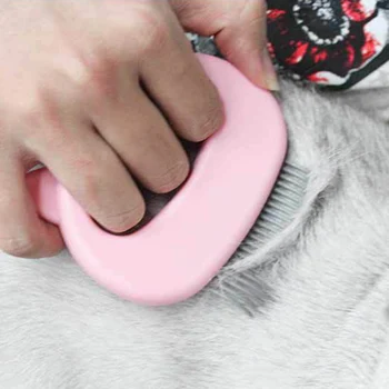 Karšto Atsipalaiduoti Kačių Šukomis Massager Pet Brush Šunų Plaukų Šalinimo Atidaryti Mazgas Masažas Šukos PLD
