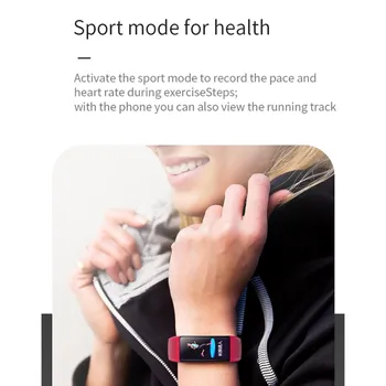 Karšto daugiafunkcinio Sporto Smart Apyrankė Touch 