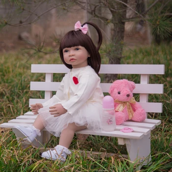 Karšto Pardavimo KEIUMI Princesė Silikono Reborn Baby Doll Audiniu Kūno Reborn Lėles Žaislas Dvyniai Lėlės, Dovanos, Vaikų Gimtadienio Siurprizas
