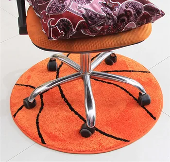 Karšto pardavimo mados naujų apskrito trinkelėmis krepšinio apvalus kilimas studijų miegamasis sėdynės pagalvėlės svetainės kilimas berniukas playmet tapetes