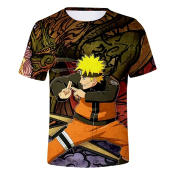 Karšto Pardavimo Naruto Minato Namikaze 3D marškinėliai Vyrų/moterų Mados Trišakiai, Karšto Animacija Naruto 3D Spausdinimo vyriški marškinėliai Drabužių