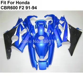 Karšto pardavimo purvasargiai Honda mėlyna juoda CBR600 F2 91 92 93 94 lauktuvės rinkinys CBR600 F2 NM73