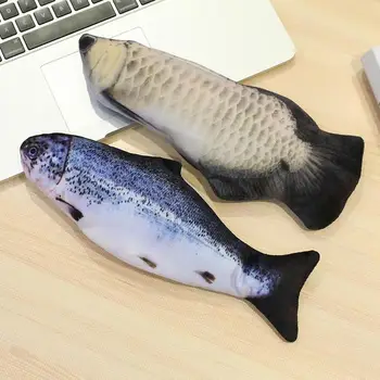 Katė Žaislas Interaktyvių Elektroninių Pet 3D Modeliavimas Žuvies Formos Žuvų Kramtymas Šunų Kačių Žaisti Prekių, Žaislų, Kramtomoji Simulatio M8N2