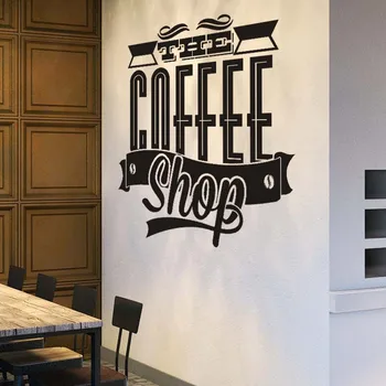 Kavos Parduotuvė Pasirašyti Kokybės Prekių Premium Prekės Logotipą, Kavinė Dekoro Aukščiausios Kokybės Sienų Taurės Lipdukas Lipdukas Vinilo