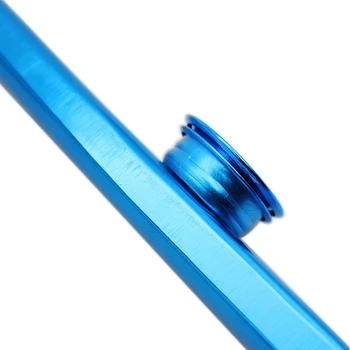 Kazoo Aliuminio lydinio Metalo, 5 vnt Dovanos Fleita, Diafragma, Vaikų Muzikos mėgėjams-mėlyna