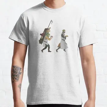 King Arthur medvilnės spausdinimo gatvės stiliaus atsitiktinis trumpomis rankovėmis vyrams marškinėliai cool laisvi o-kaklo marškinėlius vyrų t-shirt