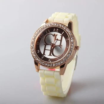 Kobiet Zegarka Naujas Mados Ženevos Ponios Sporto Prekės Silikono Žiūrėti Želė Žiūrėti 7 Spalvos Kvarco Žiūrėti Moterims Reloj Mujer