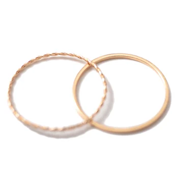 Korėjos Išskirtinį Mados Žiedas Nustatyti Paprastas Aukso Žiedus Moterims, Vestuviniai Žiedai, Sužadėtuvių Žiedai Šalies Paplūdimys, Juvelyriniai Dirbiniai Didmeninė