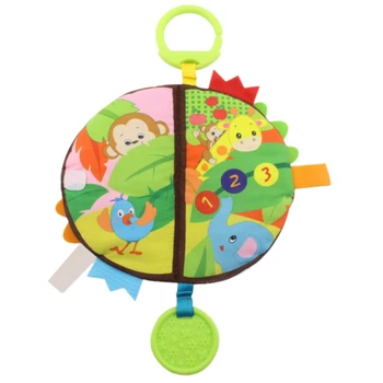 Kūdikių Žaislų, Minkštu Skudurėliu Knygų Kūdikių gybos Vystymosi Kūdikių Švietimo Vežimėlio Barškutis Žaislas Gyvūnų Modelį Knyga