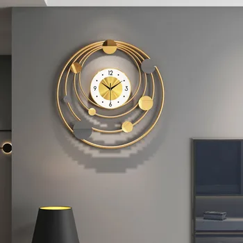 Laikrodis Sieninis Laikrodis Kambarį Kūrybos Paprastų Buitinių Laikrodis Nordic Light Luxury Wall Asmeninį Dekoratyvinis Kabinti Žiūrėti