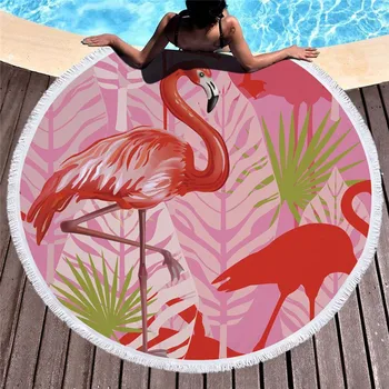 Laimė-elnias Mados Flamingo Turas Paplūdimio Rankšluostį Su Kutai Mikropluošto 150cm Iškylą Antklodė Kilimėlis Gobelenas 2019 Naujausias Stilius