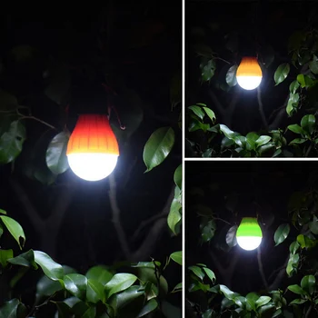 Lauko Mini Nešiojamas Vandeniui Apšvietimo Žibintų Palapinė LED Lemputė Avarinis Žibintas atsparus Vandeniui Kablys Žibintuvėlis Kempingas Šviesos Naudojimo