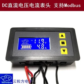 LCD DC Matuoklis Skaitmeninis Displėjus Dviguba Įtampos ir Srovės Temperatūra RS485 Komunikacijos Paramos Modbus Protokolas