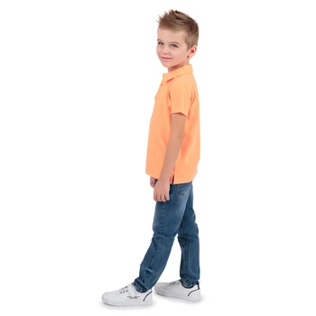 Leader vaikai, polo marškinėliai, (apelsinų), dydis 116