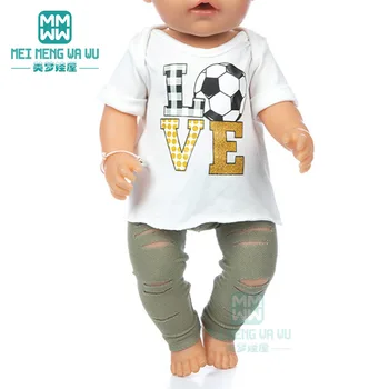 Lėlės drabužių 43 cm Kūdikių lėlės Amerikos lėlės OG mergina, Marškiniai, suknelės, sportiniai