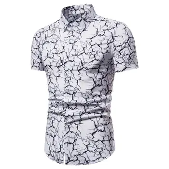 Mada Marškinėliai Vasaros 2020 Naujos Vyriškos Laisvalaikio Prekės ženklo Europos Dydis-trumpomis Rankovėmis Atspausdintas Hombre Gatvės Suknelė Tinka MOOWNUC Vyrų Marškinėliai