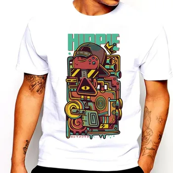 Mados Hipių Harajuku Vasaros Fele T-shirt Spausdinti Estetinės Rūbų, Grafinis tee marškinėlius Femme