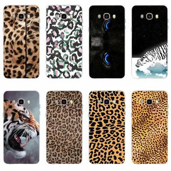 Mados Tigras, Leopardas spausdinimui Pantera Foto Padengti TPU Telefono dėklas Samsung Galaxy S6 S6edge S7edge S8 S9 Plus A5 J5 J7 2016