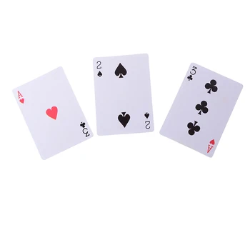 Magija 3 Trijų Kortų Monte Kortelės Apgauti Lengva Klasikinis Magija Saulėgrąžų Slyvų Širdies, Žaisti Kortelės, Naujas