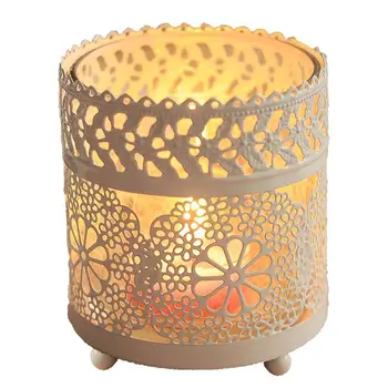 Maroko Šiuolaikinių Žvakių Laikiklis Metalinis Baltos spalvos Šiaurės Romantiškos Vakarienės Stalo, Paprastas Candelabros Kaarsenhouder Namų Candelabros MM60ZT