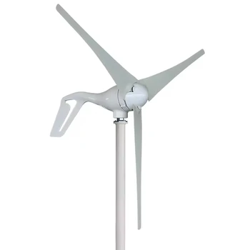 Mažos pradžios iki 400w vėjo generatorius 12v 24v vėjo turbina su 3 ašmenimis arba 5 geležtės streetlight sodo apšvietimas naudojimui namuose