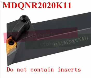 MDQNR2020K11, 20*20*125mm Metalo Staklės, Pjovimo Įrankiai CNC Tekinimo Įrankis,Tekinimo Staklės, Išorės Tekinimo Įrankio Tipas MDQNR/L