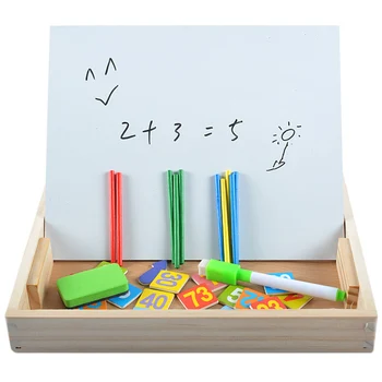 Mediniai Skaičiavimo Lazdelės Aritmetinis Lauke Matematikos Mokymosi Švietimo Žaislai su Skaičiavimo Juostos ir Writingboard žaislas Vaikams